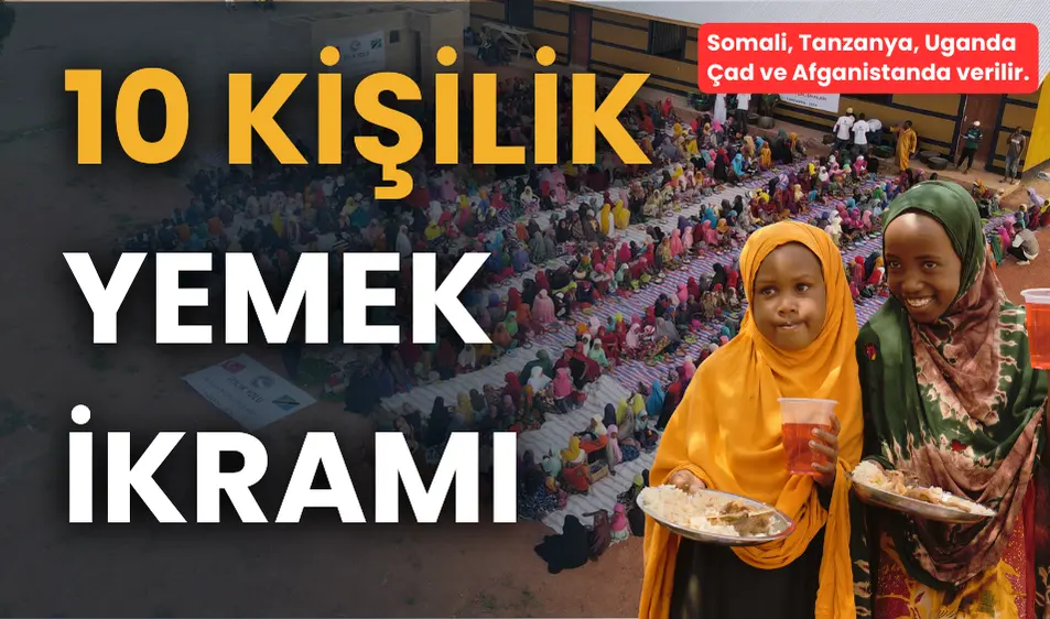 10 Kişilik Yemek İkramı (1.Bölge)