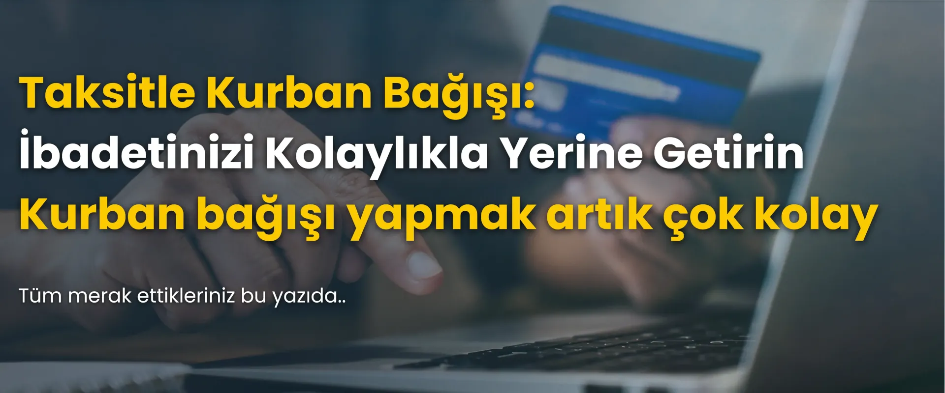 Taksitle Kurban Bağışı