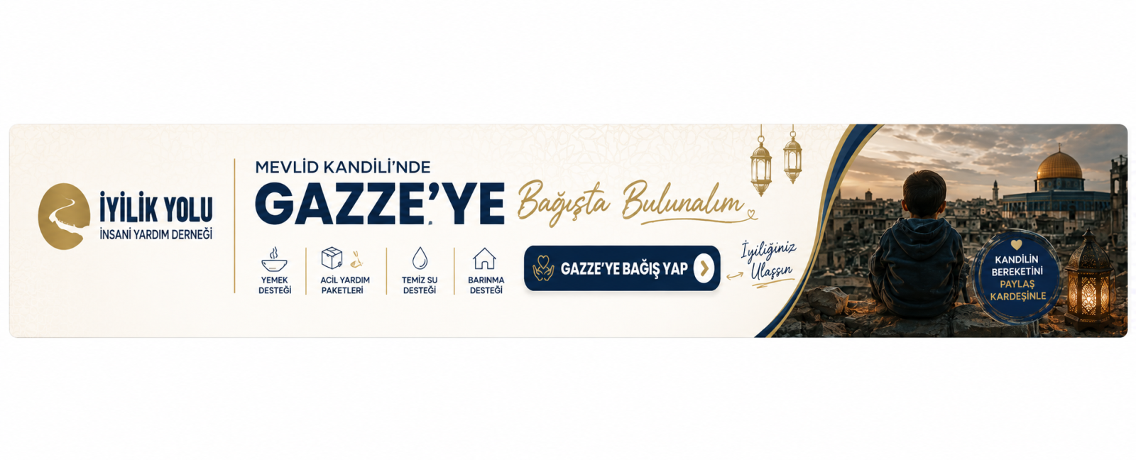 Mevlid Kandili'nde Gazze'ye Bağış