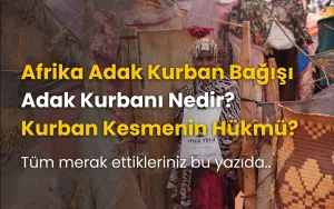Afrika Adak Kurban Bağışı